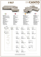 Incanto Italian Attitude Couches & Sofa i917 Reclining Sectional | Incanto