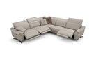 Incanto Italian Attitude Couches & Sofa i948 Reclining Sectional Sofa in taupe | Incanto