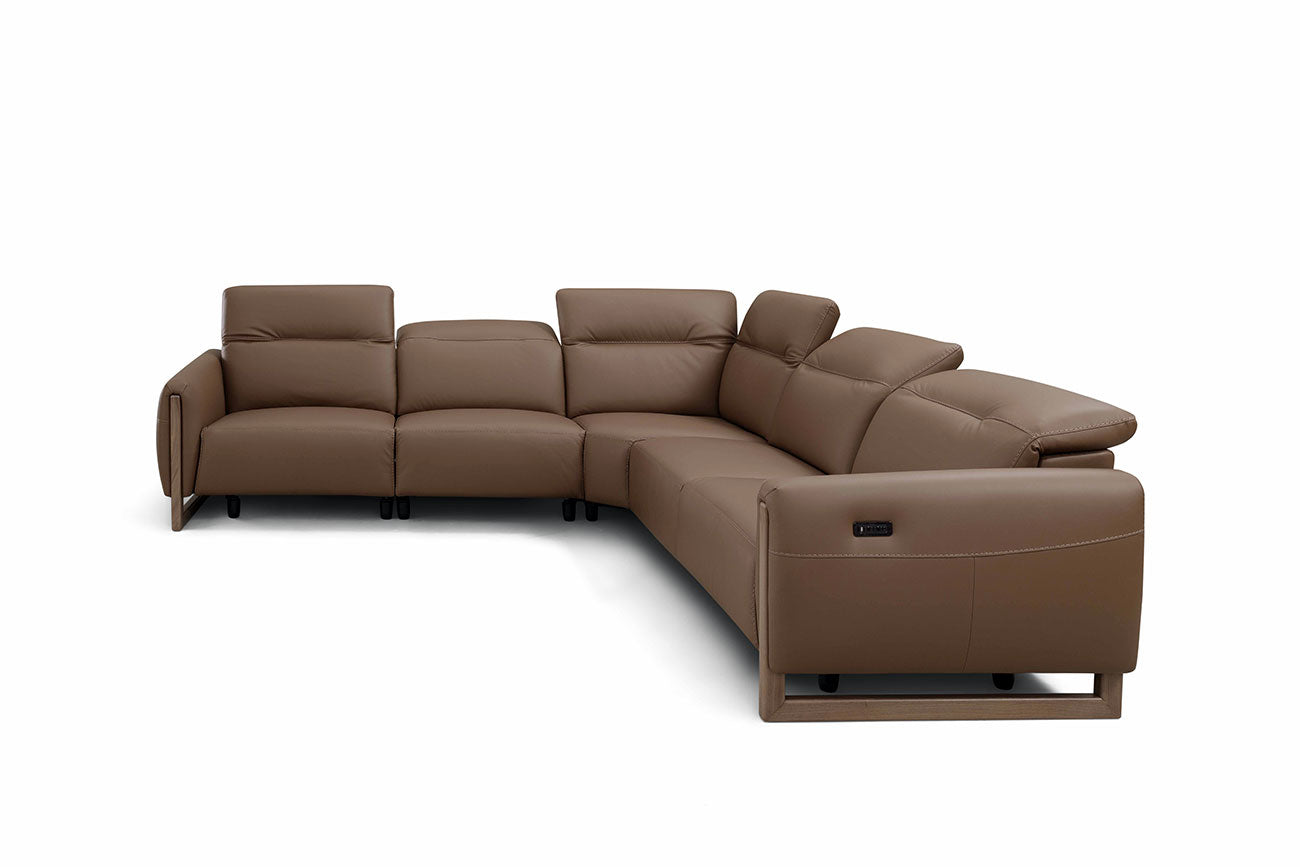 Yara i952 Reclining Sectional in Light Grey | Incanto – ItalMod