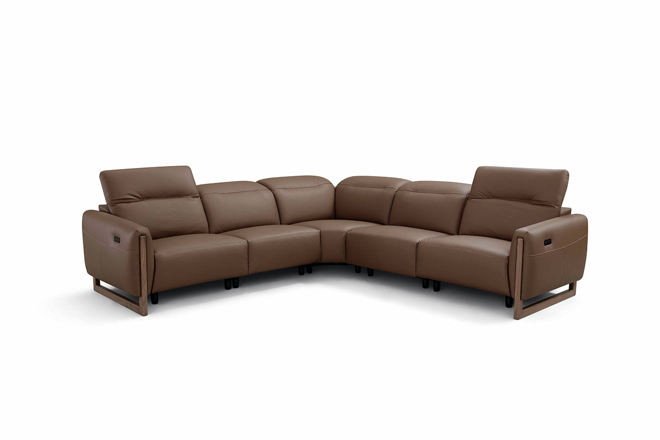 i952 Reclining Sectional in Light Grey | Incanto – ItalMod Furniture