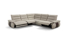 Incanto Italian Attitude Couches & Sofa i954 Reclining Sectional in Light Grey | Incanto