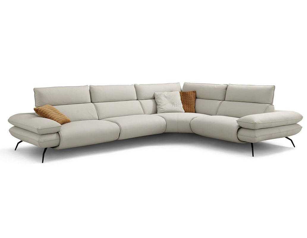 Mira i861 Reclining Leather Sectional | Incanto – ItalMod Furniture