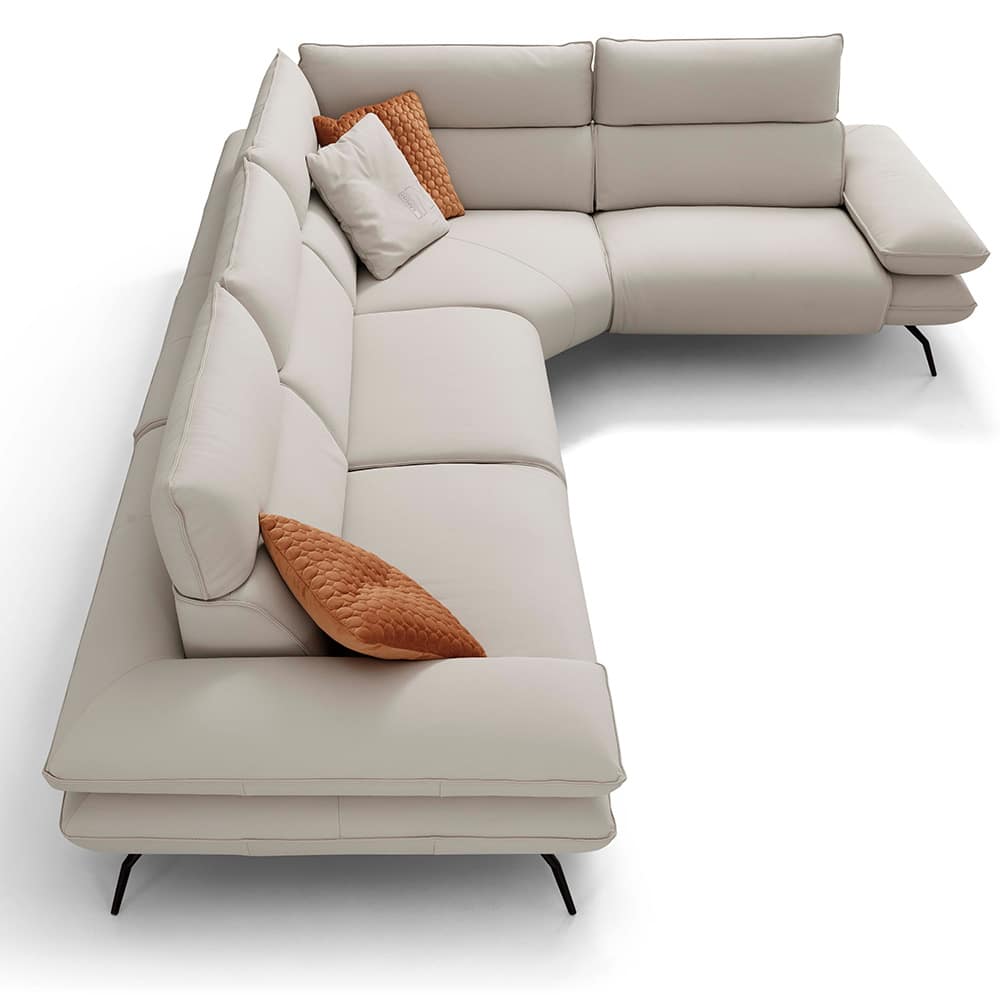 Mira i861 Reclining Leather Sectional | Incanto – ItalMod Furniture