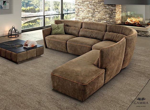 Renegade Sofa by Gamma | Modern Modular Italian Leather Sofa