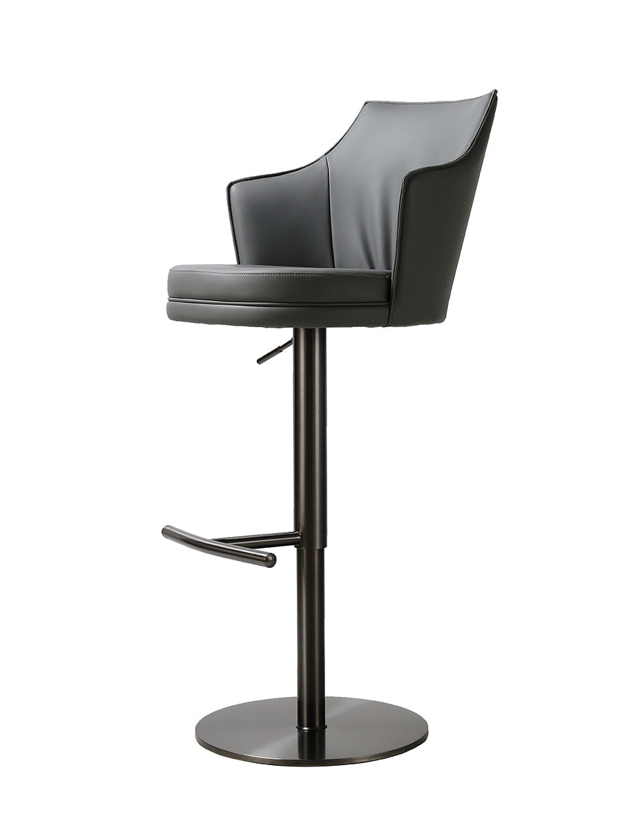 J and M Furniture Barstool K C218A-53 Charcoal Barstool | J&M Furniture