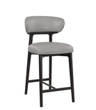 J and M Furniture Barstool Okayama Counter Stool in 821 Grey
