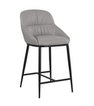 J and M Furniture Barstool Sora Counter Stool in Grey 821
