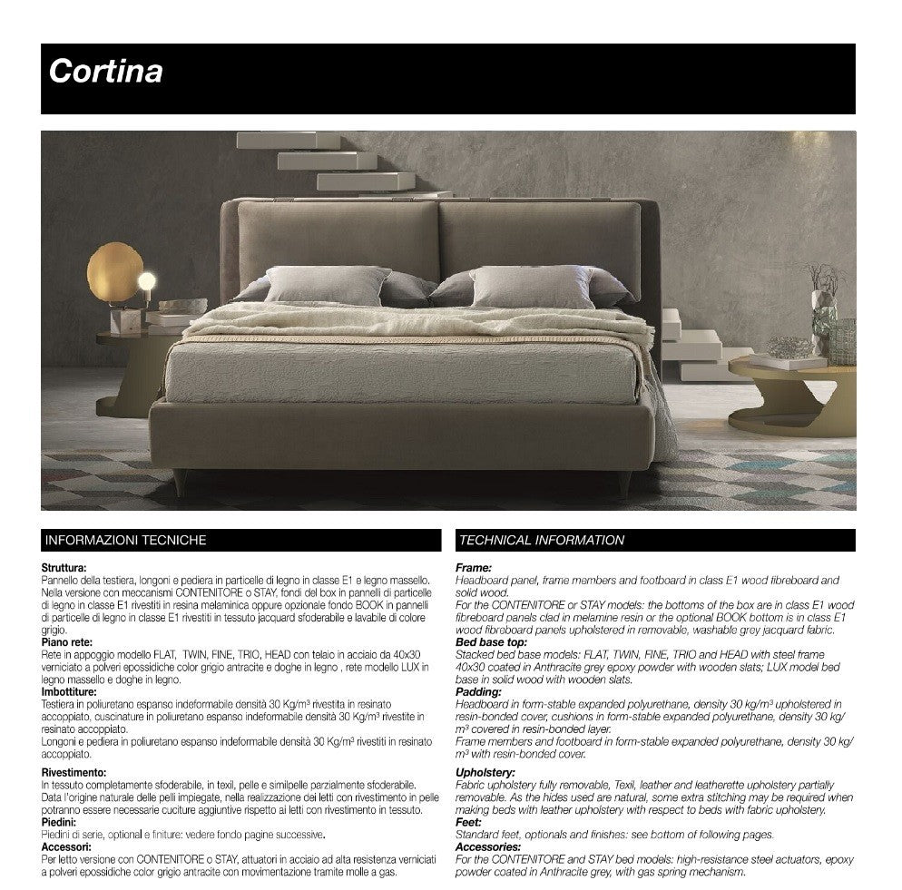 J and M Furniture Bed Cortina Premium Bed