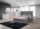 J and M Furniture Bed Da Vinci Bed in Charcoal