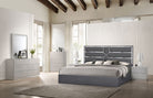 J and M Furniture Bed Da Vinci Bed in Charcoal