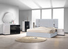 J and M Furniture Bed Matisse Bed in Silver Grey