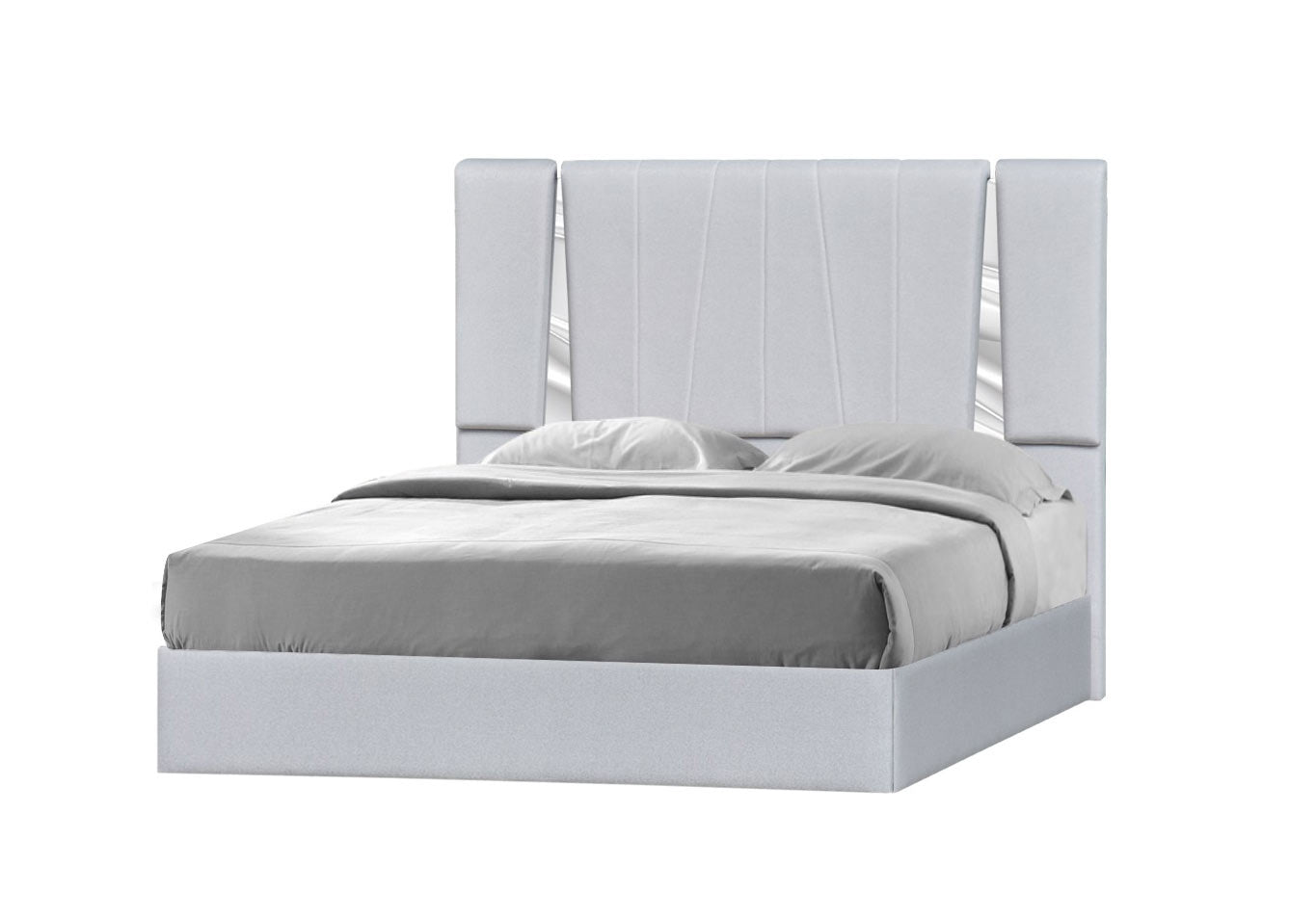 J and M Furniture Bed Matisse Bed in Silver Grey
