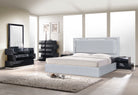 J and M Furniture Bed Monet Bed in Silver Grey