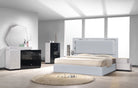 J and M Furniture Bed Monet Bed in Silver Grey