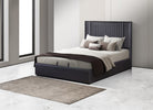 J and M Furniture Bed Nara Storage Bed in Dark Brown | J&M Furniture