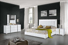 J and M Furniture Bedroom Sets Alice Bed in Gloss White | J&M Furniture