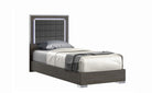 J and M Furniture Bedroom Sets Alice Bed in Matte Grey | J&M Furniture
