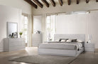 J and M Furniture Bedroom Sets Naples Modern Bed in Grey | J&M Furniture