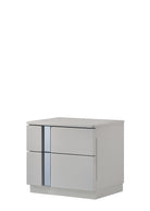 J and M Furniture Bedroom Sets Palermo Modern Bed in Grey | J&M Furniture