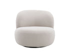 J and M Furniture Chair Cove Swivel Chair in Light Grey | J&M Furniture