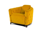 J and M Furniture Chair Deliziosa Armchair in Mustard | J&M Furniture