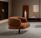 J and M Furniture Chair HF5011 Modern Fabric Armchair in Brown | J&M Furniture