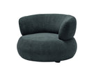 J and M Furniture Chair HF5512A Modern Fabric Armchair in Dark Green | J&M Furniture