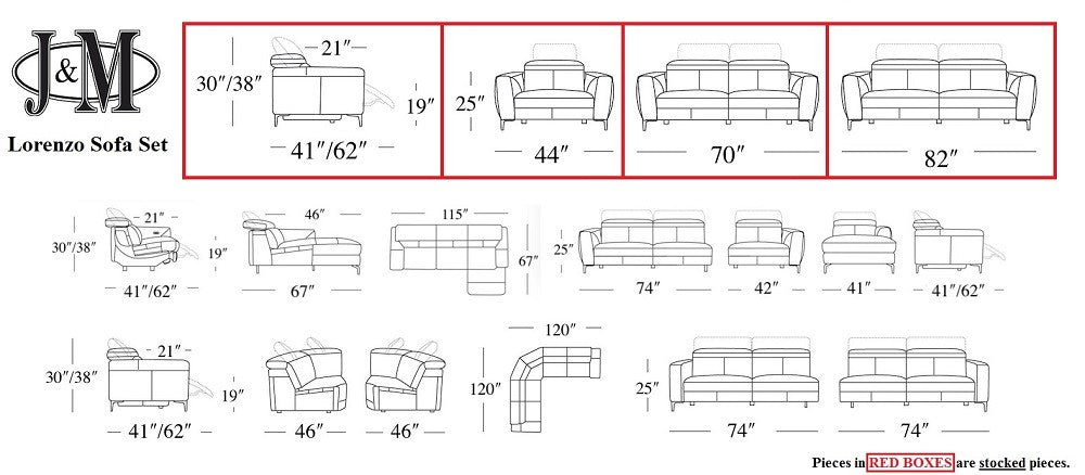J and M Furniture Chair Lorenzo Motion Chair in Caramel (K) | J&M Furniture