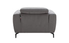 J and M Furniture Chair Lorenzo Motion Chair in Grey Fabric | J&M Furniture