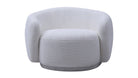 J and M Furniture Chair Lounge Fabric Chair in Off White | J&M Furniture