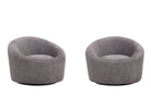 J and M Furniture Chair Moon Fabric Chair in Dark Grey | J&M Furniture