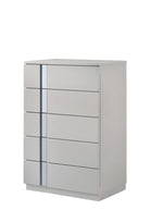 J and M Furniture Chest Palermo Chest in Grey
