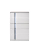 J and M Furniture Chest Palermo Chest in White