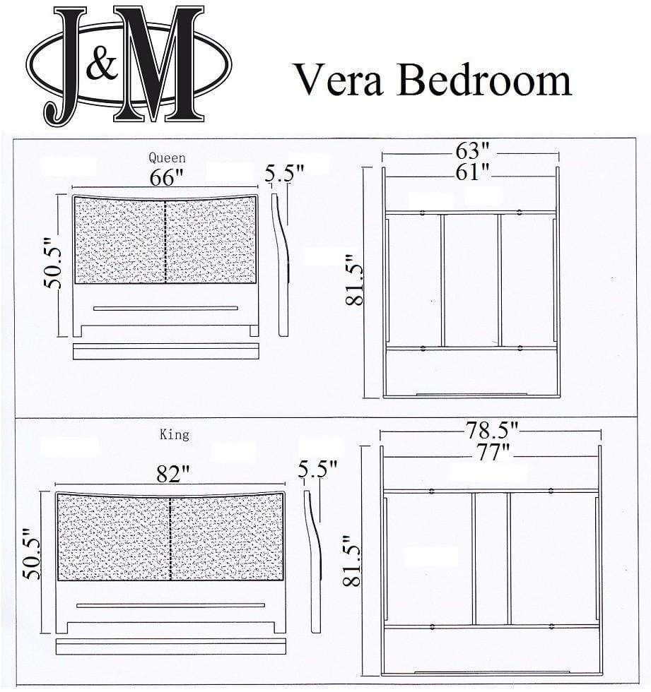 J and M Furniture Chest Vera Modern Chest