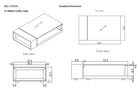 J and M Furniture Coffee Table 883 Modern Coffee Table | J&M Furniture