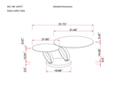 J and M Furniture Coffee Table Dallas Modern Coffee Table | J&M Furniture