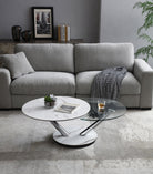 J and M Furniture Coffee Table Moon Rotary Coffee Table | J&M Furniture