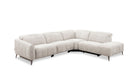 J and M Furniture Couches & Sofa 50738 Motion Fabric Sectional in Light Grey | J&M Furniture