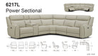 J and M Furniture Couches & Sofa 6217L Power Sectional | J&M Furniture