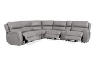 J and M Furniture Couches & Sofa 70815M Reclining Sectional in Grey | J&M Furniture
