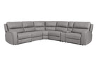 J and M Furniture Couches & Sofa 70815M Reclining Sectional in Grey | J&M Furniture
