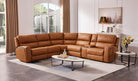 J and M Furniture Couches & Sofa 70815M Reclining Sectional in Pumpkin | J&M Furniture