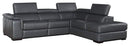 Agata Premium Leather Sectional | J&M Furniture