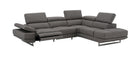 J and M Furniture Couches & Sofa Annalaise Recliner Leather Sectional in Truffle | J&M Furniture