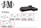 J and M Furniture Couches & Sofa Ariana Premium Leather Sectional | J&M Furniture