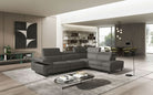 J and M Furniture Couches & Sofa Brooklyn Sectional Sofa in Grey | J&M Furniture