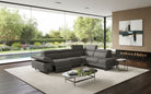 J and M Furniture Couches & Sofa Brooklyn Sectional Sofa in Grey | J&M Furniture