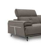 J and M Furniture Couches & Sofa Dolce Vita Leather Power Reclining Sectional in Brownie