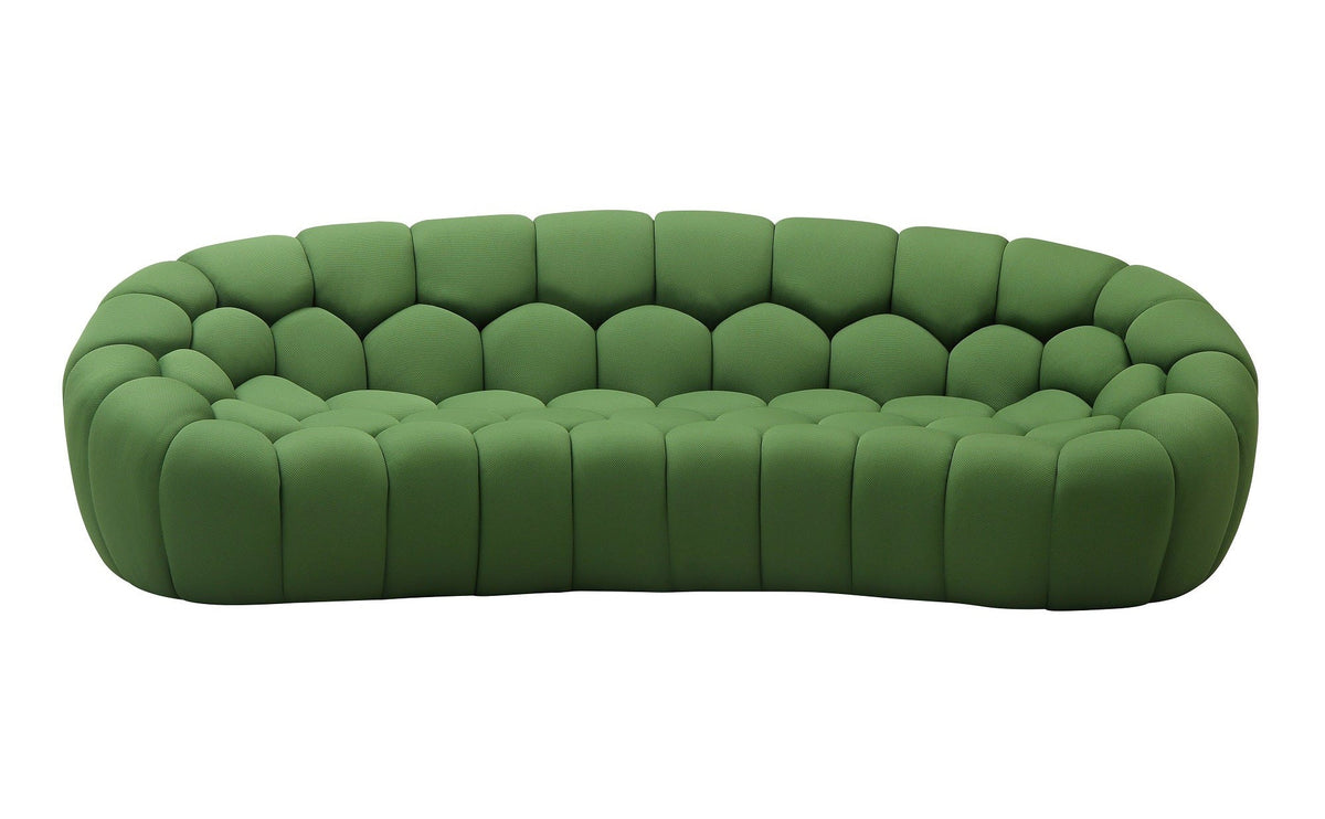 J and M Furniture Couches & Sofa Fantasy Fabric Sofa in Green