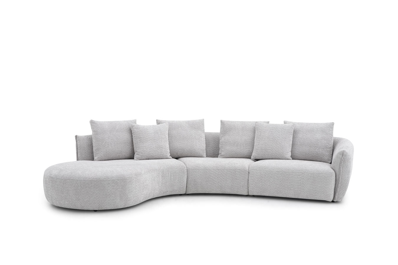 J and M Furniture Couches & Sofa Hamilton Fabric Sectional 282 in Grey | J&M Furniture